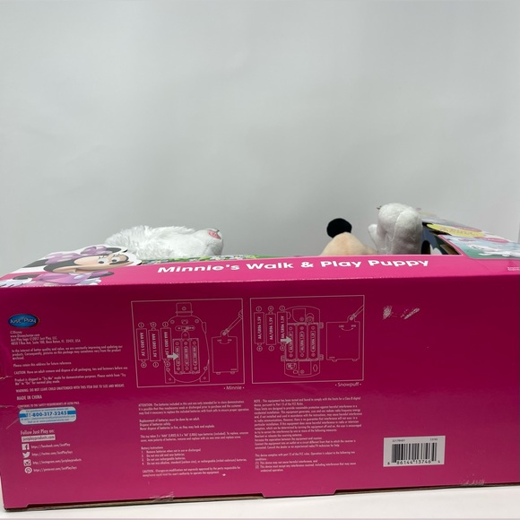 DISNEY: Minnie Mouse’s Walk and Play Puppy, NEW in Box. - Picture 6 of 7